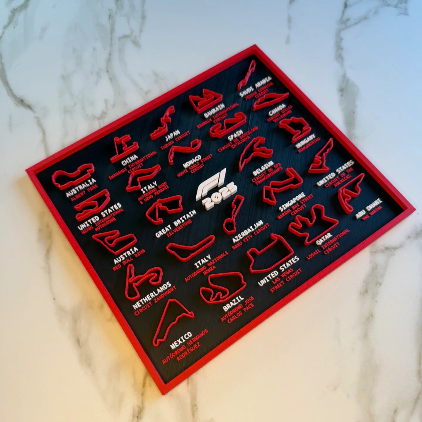 🏎️ 2025 Formula 1 Wall Calendar – F1 Racing Fan’s Essential and Stand