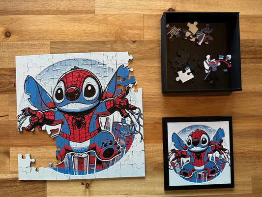 Spider-Man Puzzle Stitch Mask