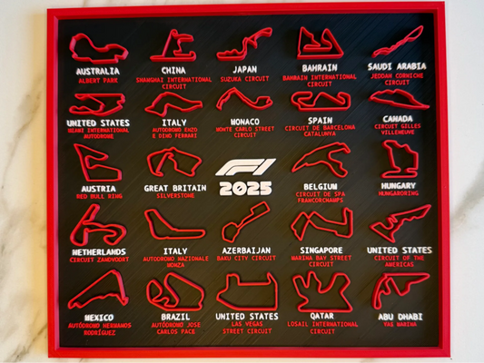 🏎️ 2025 Formula 1 Wall Calendar – F1 Racing Fan’s Essential and Stand