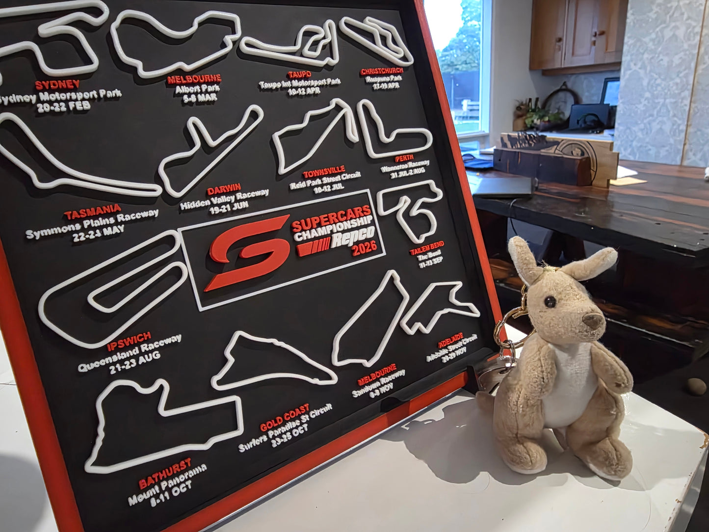 Supercars Track Calendar 2026 - Now with Race Dates!!