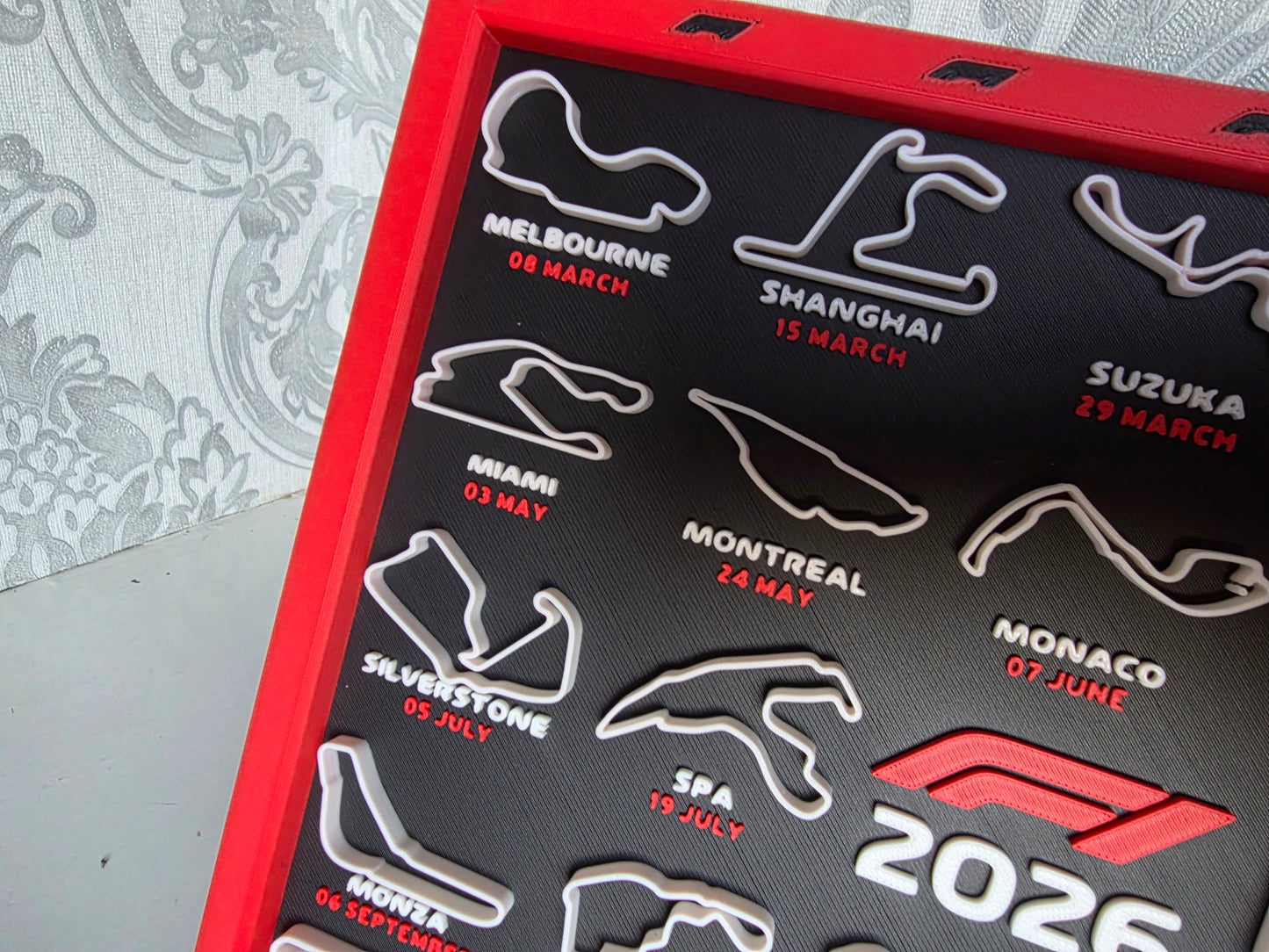 2026 Formula 1 Track Map Limited Edition  – The One With The Cancelled Races