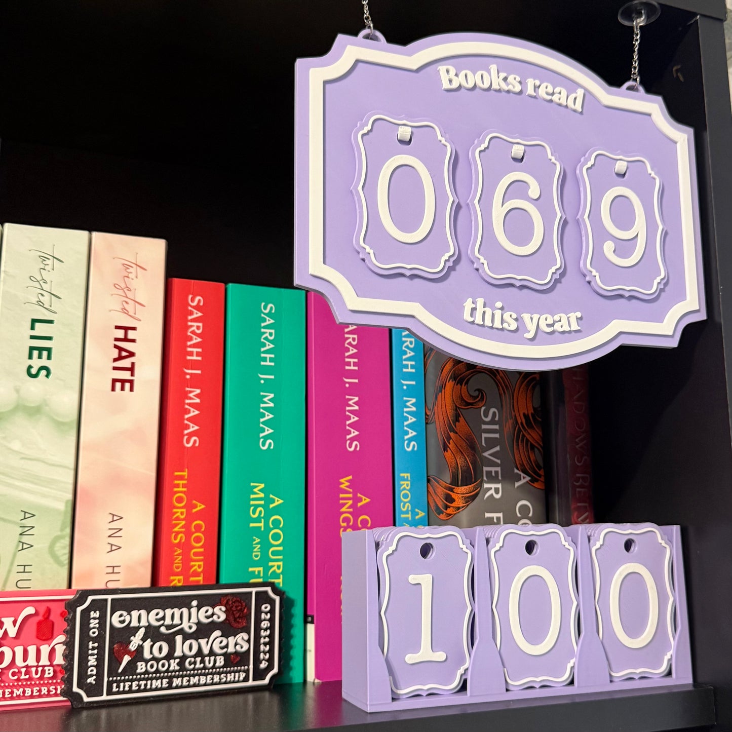 “Books Read This Year” Tracker | Book Lover Display