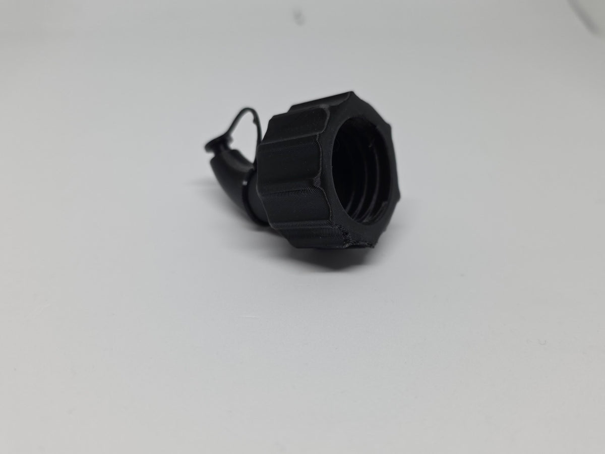 Toilet cleaner nozzle thread detail